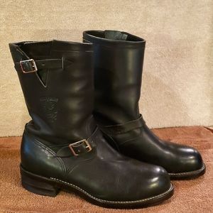 Chippewa black pull-on boots, size 12E